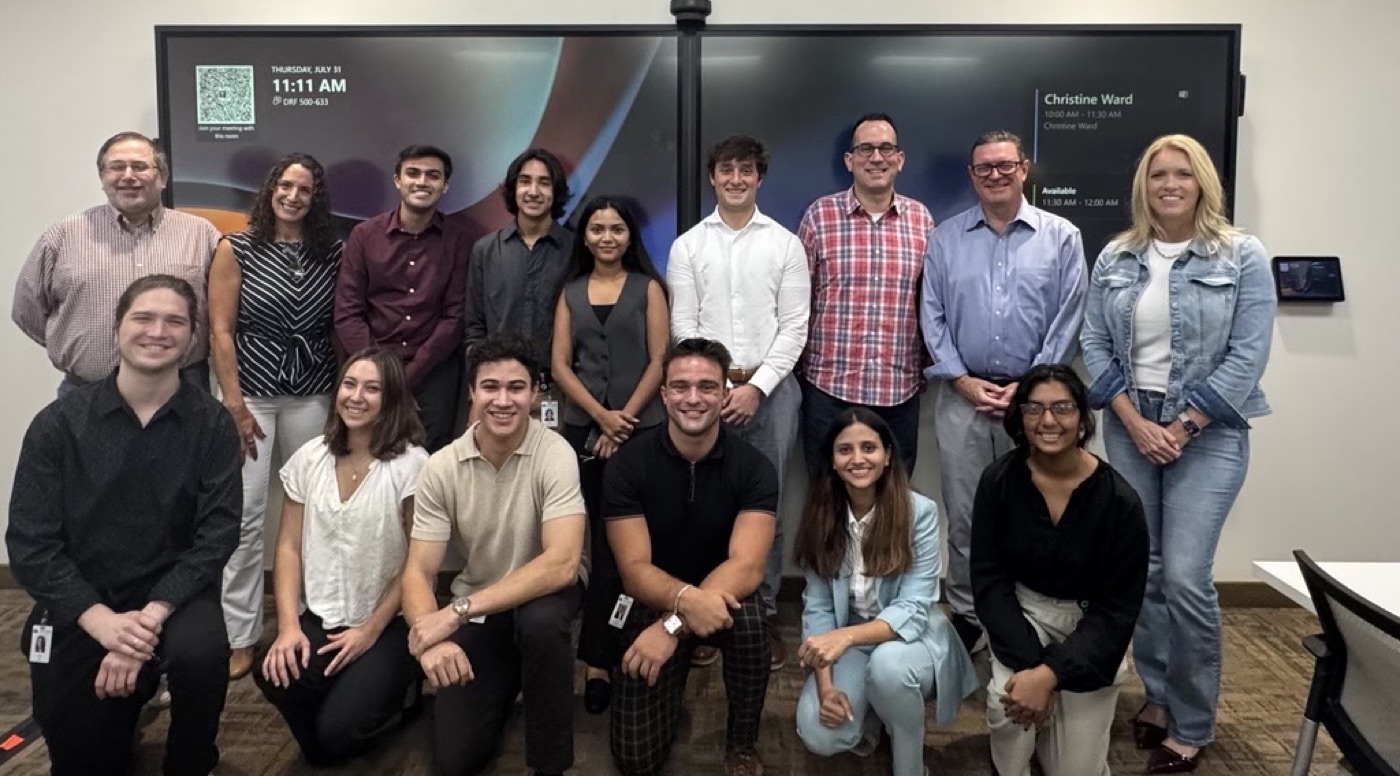 Austin with the JM Family intern cohort